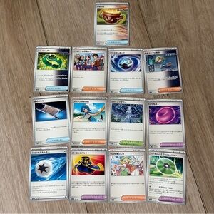 Pokemon Japan Japanese Set of 13 Cards LOT 160/187 177/187 143/187